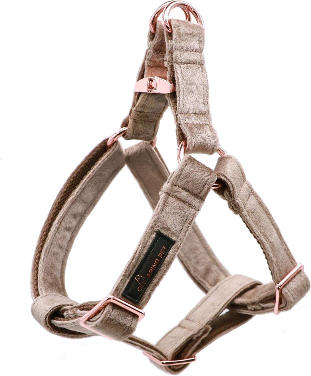 Velvet Dog Halter Harness – No-Pull, Adjustable Harness for Small, Medium & Large Dogs – Soft, Comfortable, and Secure Fit for Walking and Training/ Real Petential