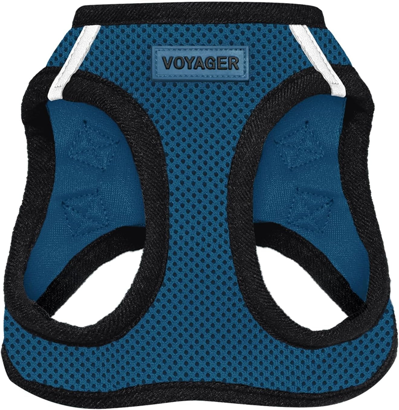 Voyager Step-In Air Dog Harness – No-Pull, Reflective Mesh Vest for Small & Medium Dogs & Cats – Secure Fit with Hook & Loop, Buckle & Double D-Rings – All-Weather, Fuchsia (Size S)/ Real Petential