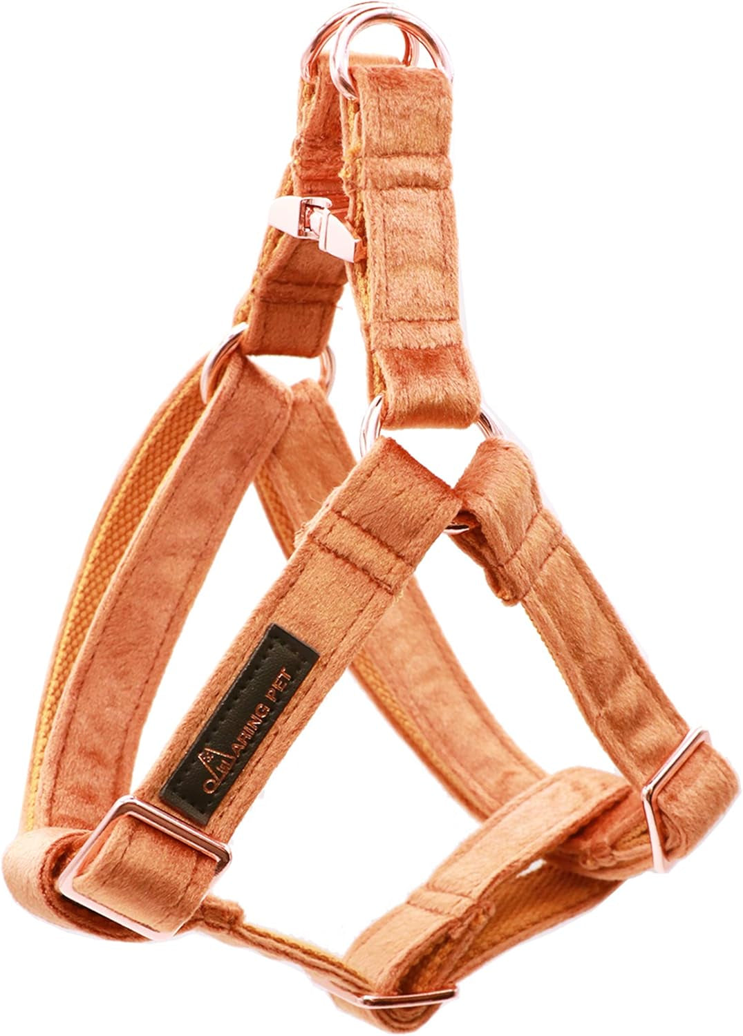 Velvet Dog Halter Harness – No-Pull, Adjustable Harness for Small, Medium & Large Dogs – Soft, Comfortable, and Secure Fit for Walking and Training/ Real Petential