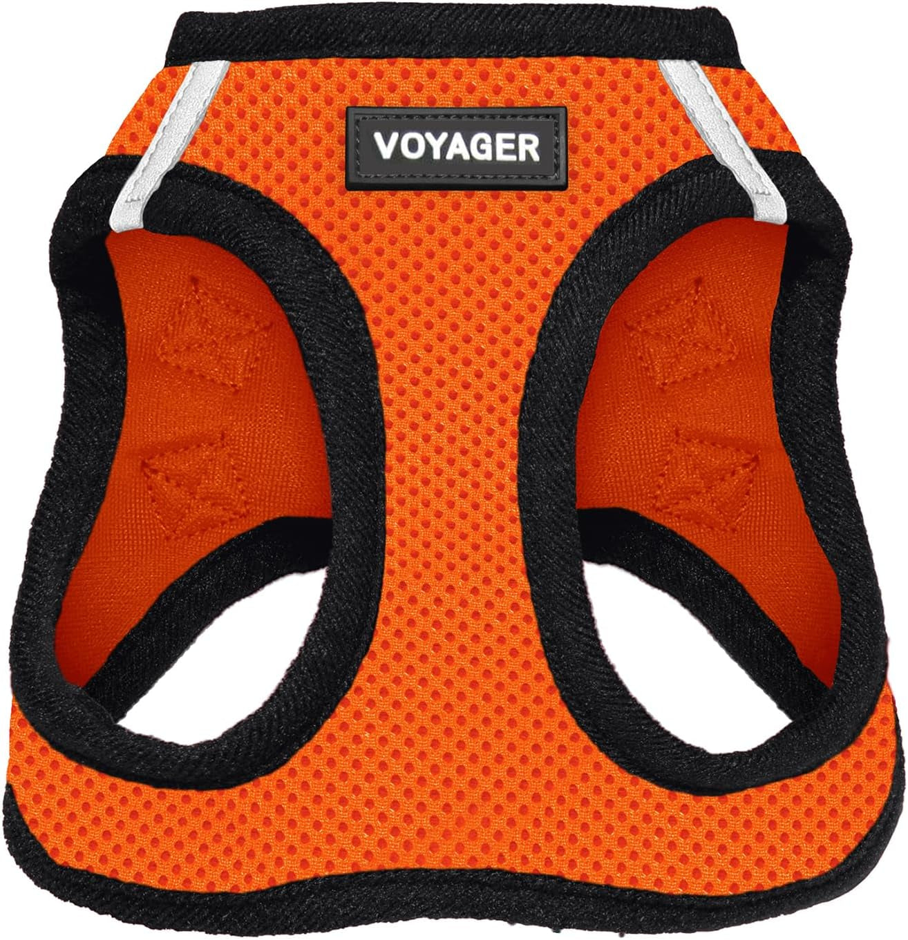 Voyager Step-In Air Dog Harness – No-Pull, Reflective Mesh Vest for Small & Medium Dogs & Cats – Secure Fit with Hook & Loop, Buckle & Double D-Rings – All-Weather, Fuchsia (Size S)/ Real Petential