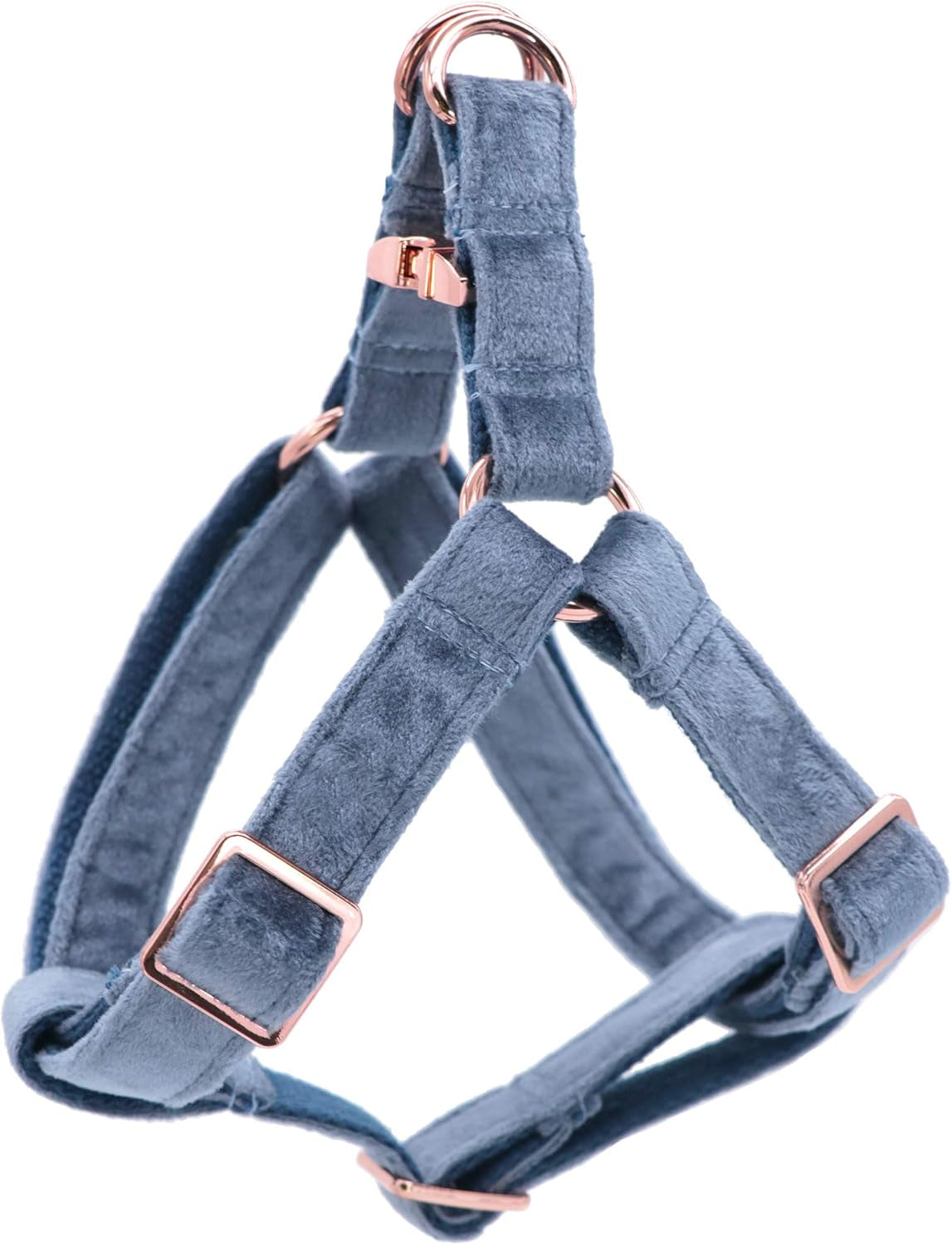 Velvet Dog Halter Harness – No-Pull, Adjustable Harness for Small, Medium & Large Dogs – Soft, Comfortable, and Secure Fit for Walking and Training/ Real Petential