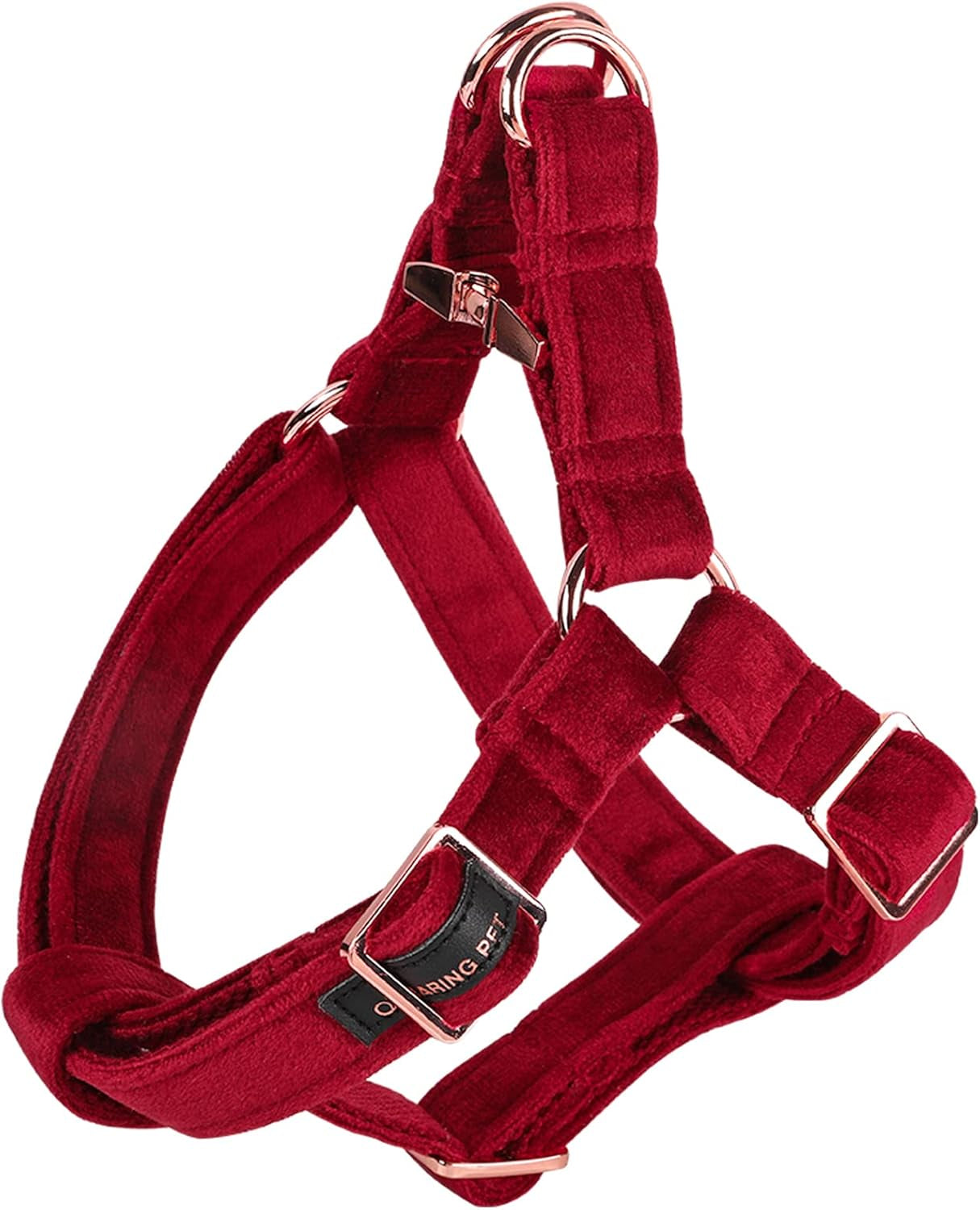 Velvet Dog Halter Harness – No-Pull, Adjustable Harness for Small, Medium & Large Dogs – Soft, Comfortable, and Secure Fit for Walking and Training/ Real Petential