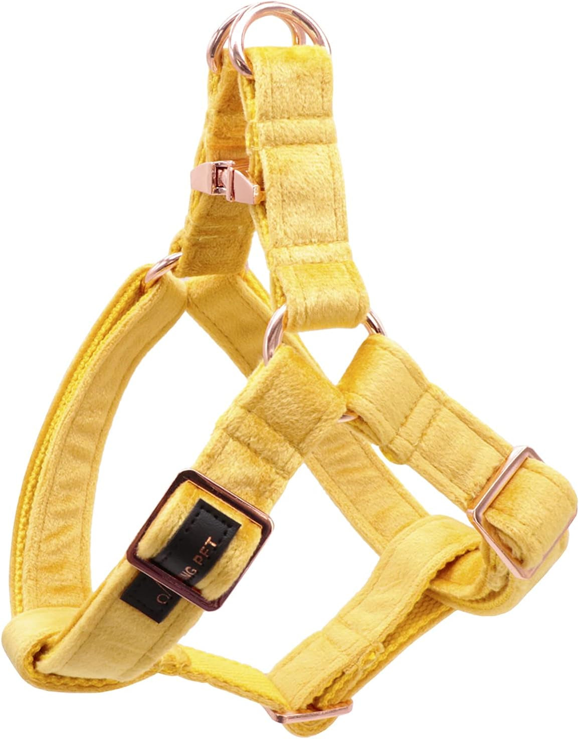 Velvet Dog Halter Harness – No-Pull, Adjustable Harness for Small, Medium & Large Dogs – Soft, Comfortable, and Secure Fit for Walking and Training/ Real Petential