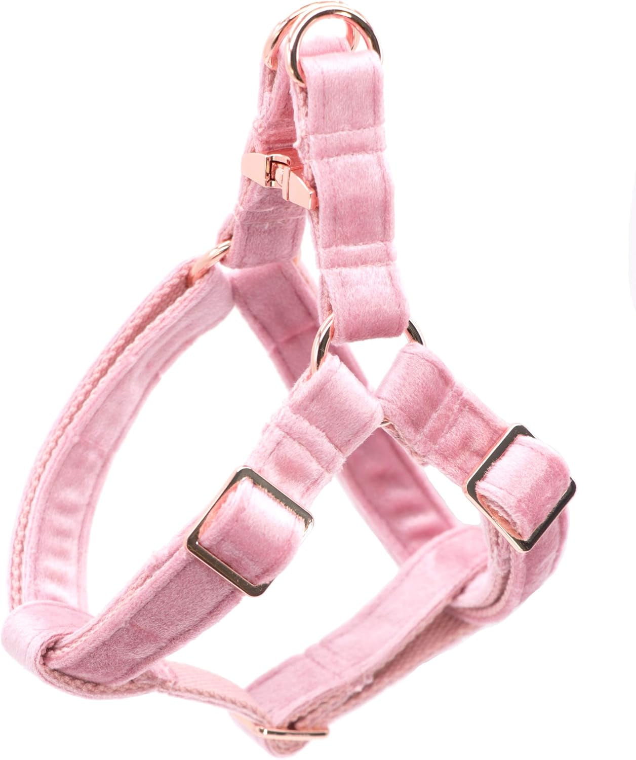 Velvet Dog Halter Harness – No-Pull, Adjustable Harness for Small, Medium & Large Dogs – Soft, Comfortable, and Secure Fit for Walking and Training/ Real Petential