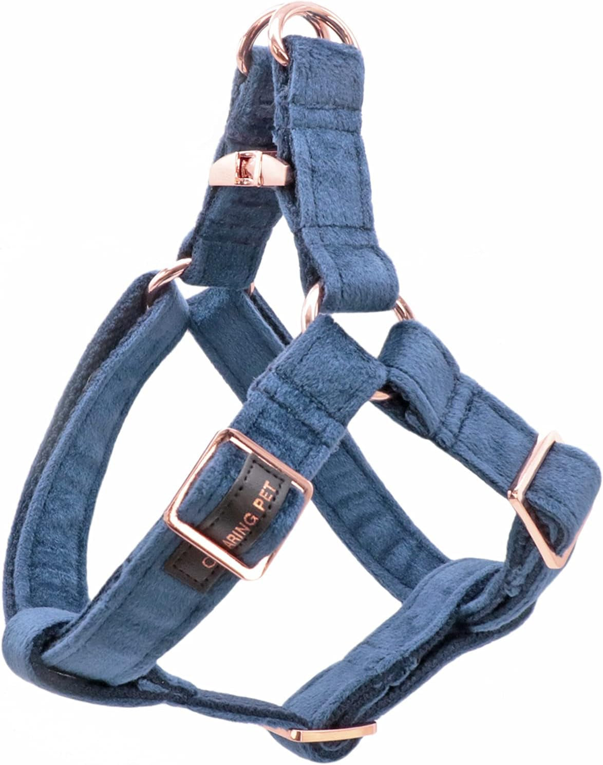 Velvet Dog Halter Harness – No-Pull, Adjustable Harness for Small, Medium & Large Dogs – Soft, Comfortable, and Secure Fit for Walking and Training/ Real Petential