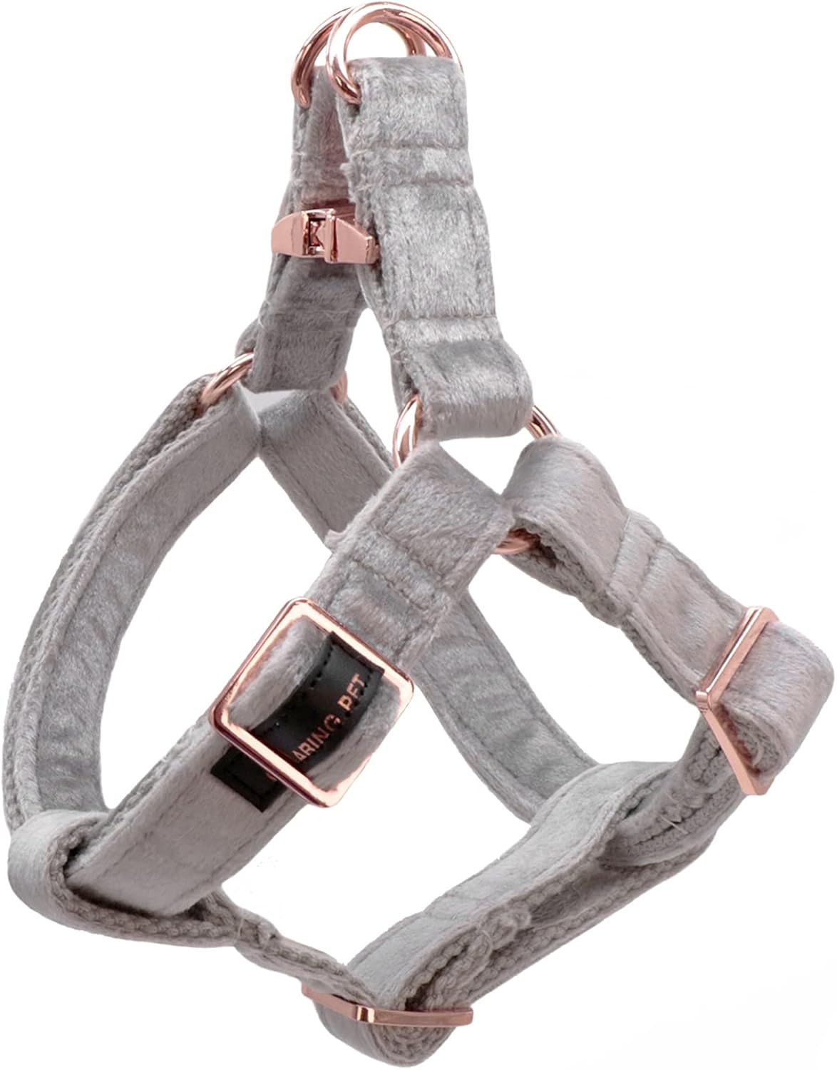 Velvet Dog Halter Harness – No-Pull, Adjustable Harness for Small, Medium & Large Dogs – Soft, Comfortable, and Secure Fit for Walking and Training/ Real Petential