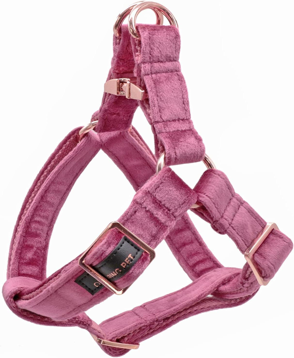 Velvet Dog Halter Harness – No-Pull, Adjustable Harness for Small, Medium & Large Dogs – Soft, Comfortable, and Secure Fit for Walking and Training/ Real Petential