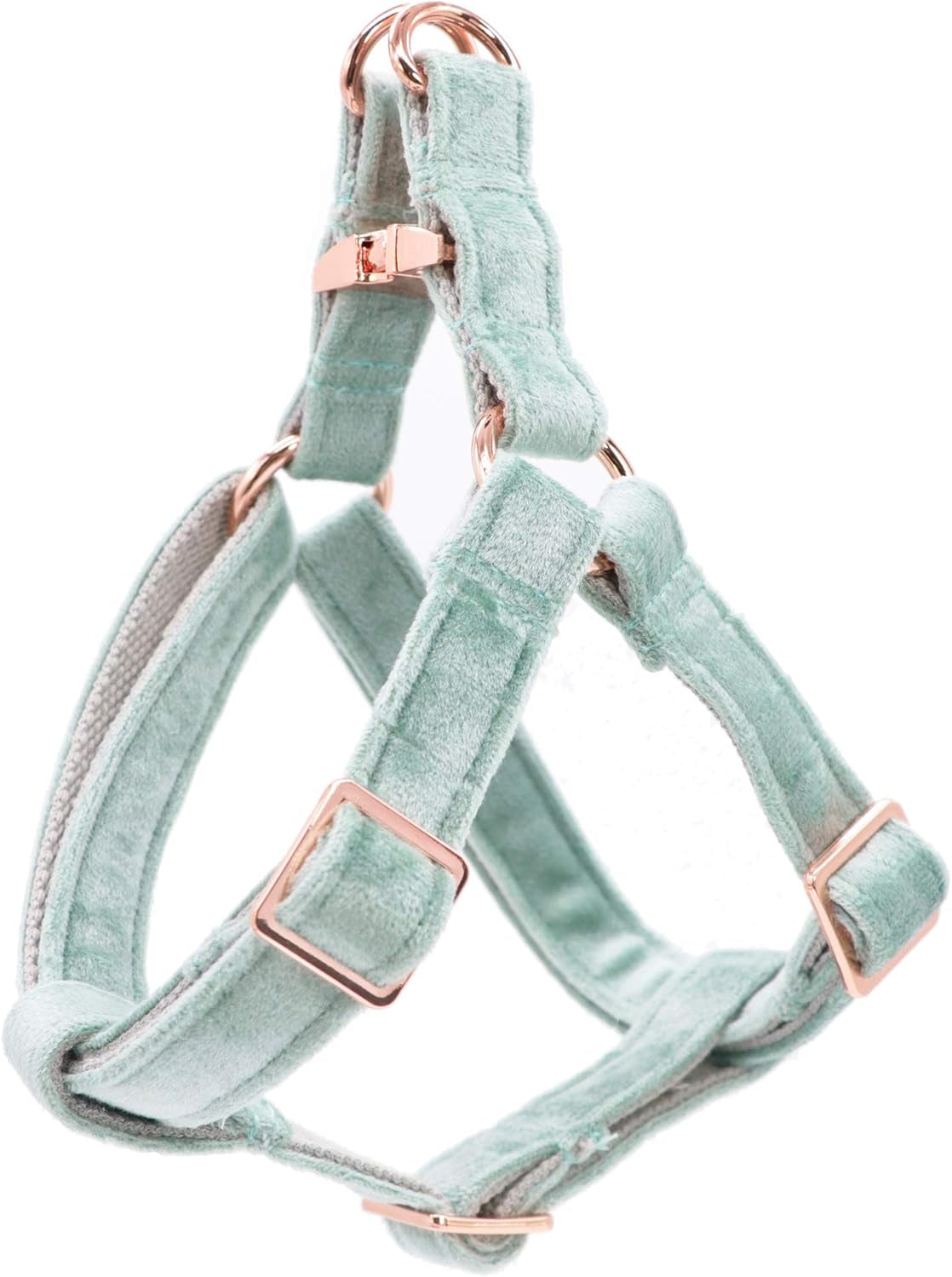 Velvet Dog Halter Harness – No-Pull, Adjustable Harness for Small, Medium & Large Dogs – Soft, Comfortable, and Secure Fit for Walking and Training/ Real Petential