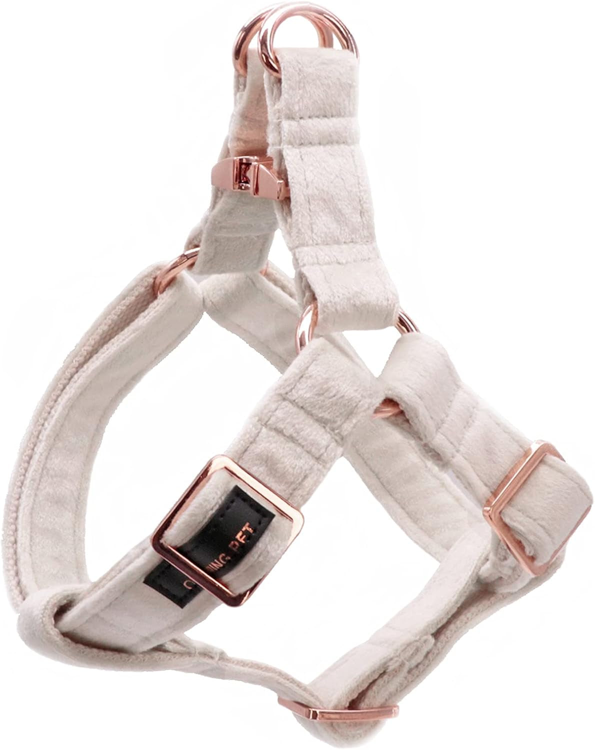 Velvet Dog Halter Harness – No-Pull, Adjustable Harness for Small, Medium & Large Dogs – Soft, Comfortable, and Secure Fit for Walking and Training/ Real Petential