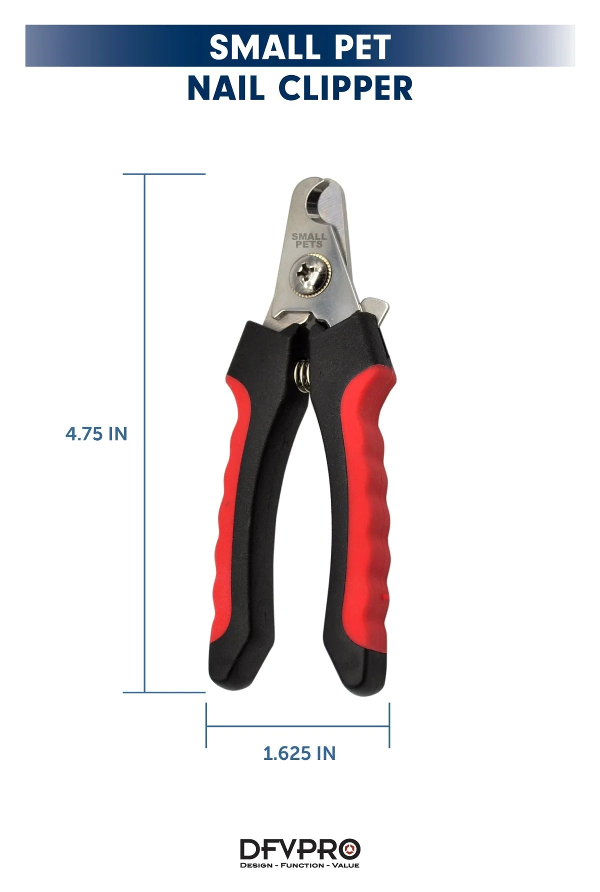 Pro Dog Nail Clippers – Heavy Duty, High-Quality Small Dog Nail Trimmers with Safety Guard, Ergonomic Handle & Sharp Stainless Steel Blades/ Real Petential