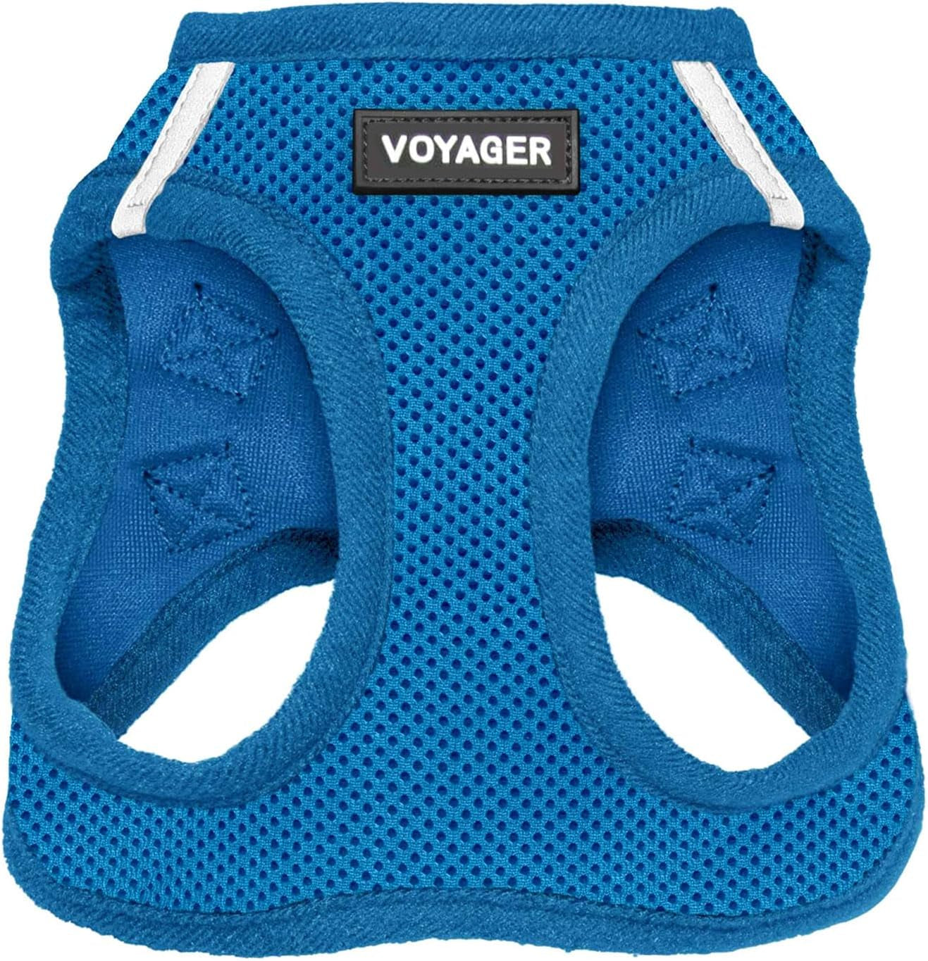 Voyager Step-In Air Dog Harness – No-Pull, Reflective Mesh Vest for Small & Medium Dogs & Cats – Secure Fit with Hook & Loop, Buckle & Double D-Rings – All-Weather, Fuchsia (Size S)/ Real Petential