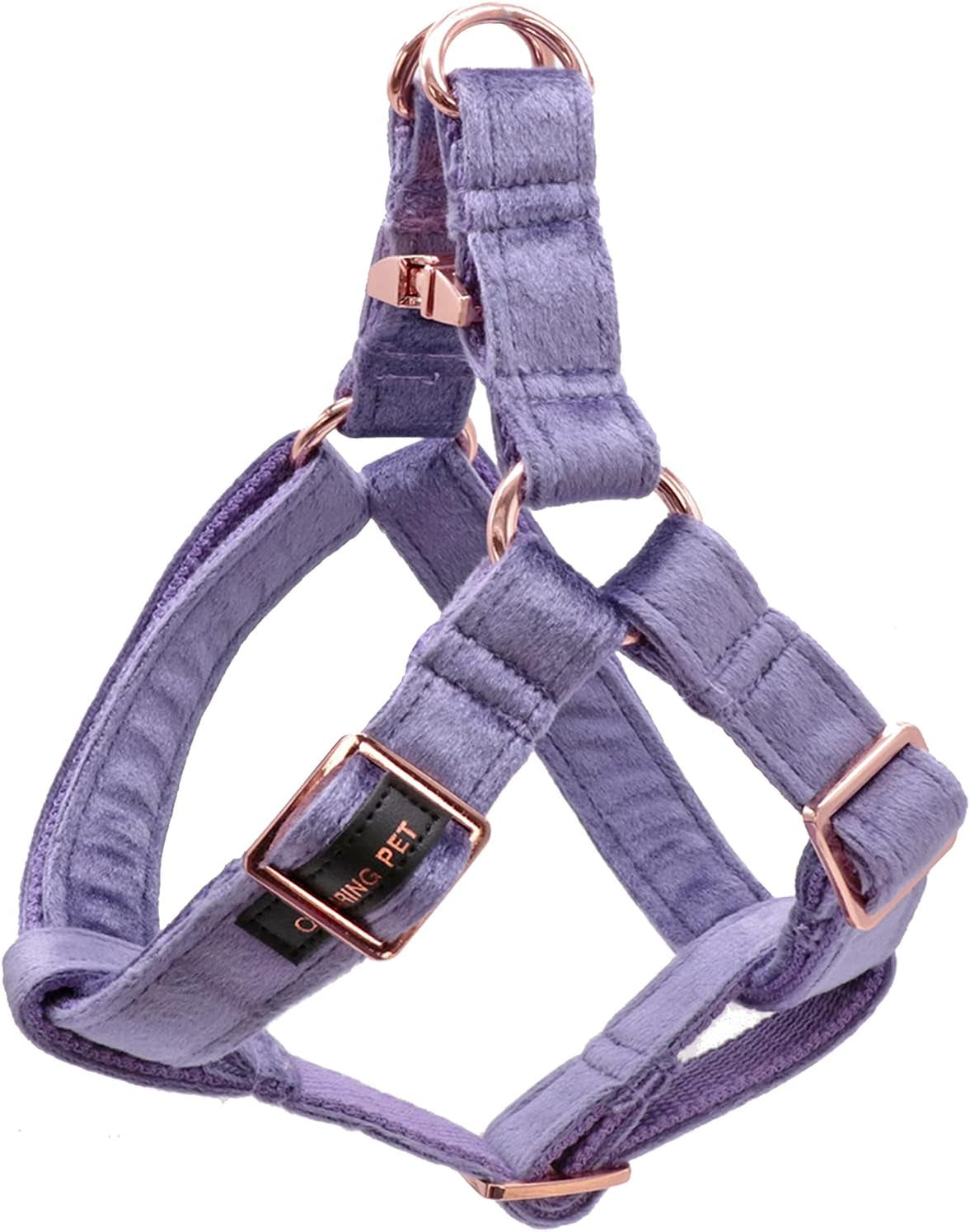 Velvet Dog Halter Harness – No-Pull, Adjustable Harness for Small, Medium & Large Dogs – Soft, Comfortable, and Secure Fit for Walking and Training/ Real Petential