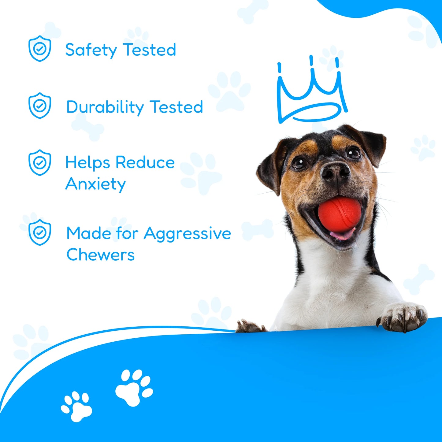 4-Pack Dog Toy Set for Large Dogs – Durable Ropes & Ball for Aggressive Chewers – Heavy-Duty Chew Toys for Strong Dogs/ Real Petential