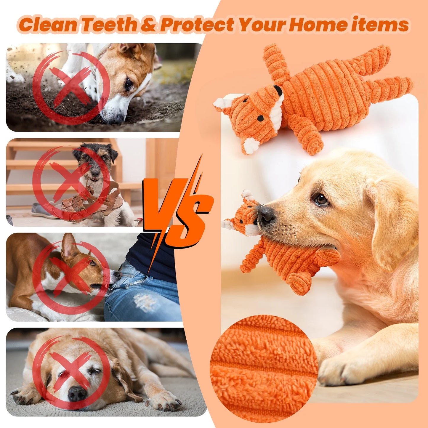 10-Pack Dog Toys for Small Dogs – Puppy Chew Toys for Teething & Training – Plush Squeaky Toys, Treat Ball & Rope Toys for Mental Stimulation & Play/ Real Petential