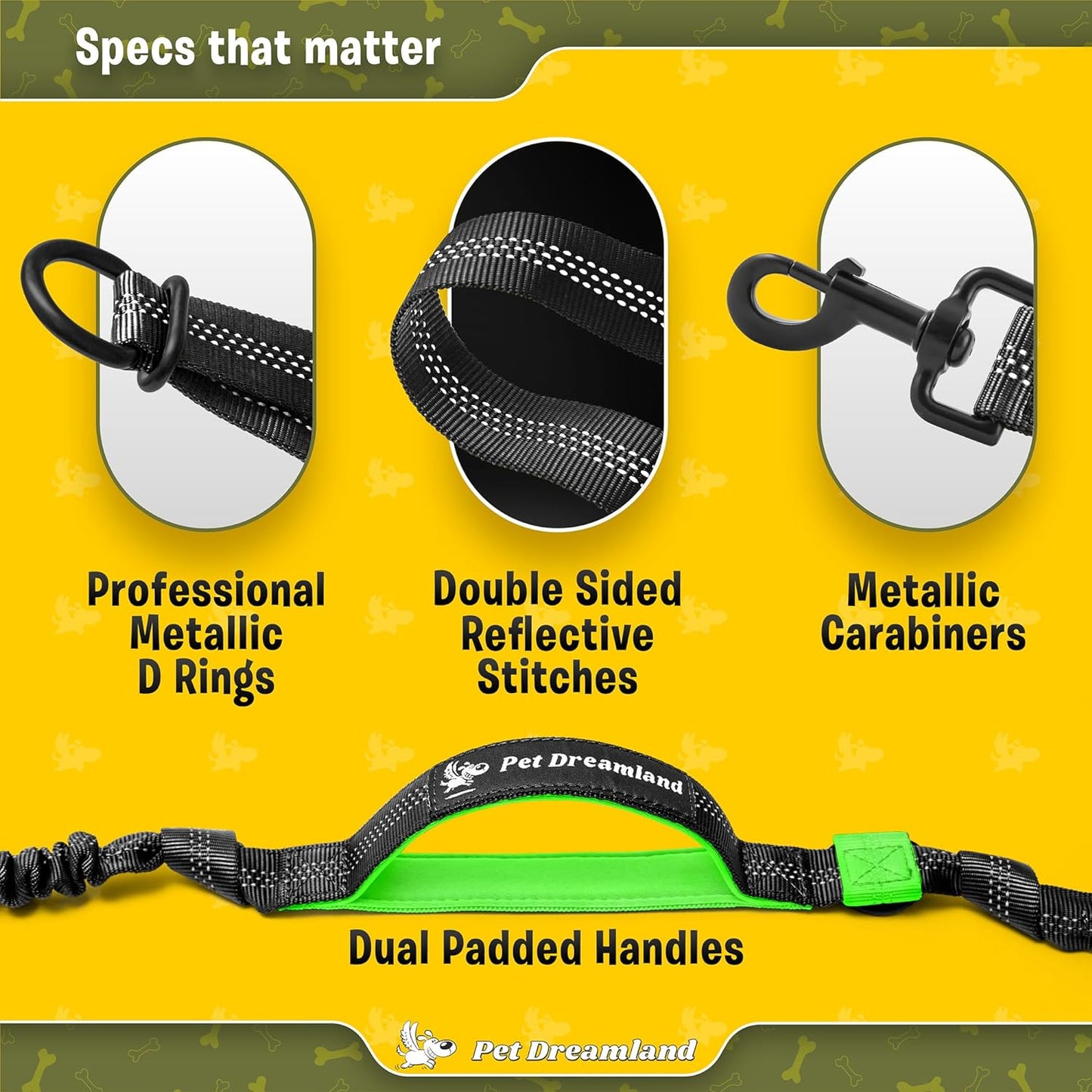Premium Waist Dog Leash Belt – Hands-Free Leash for Medium Dogs – Durable & Adjustable Leash for Running, Walking, Hiking – Ultimate Comfort & Freedom for Active Dogs/ Real Petential