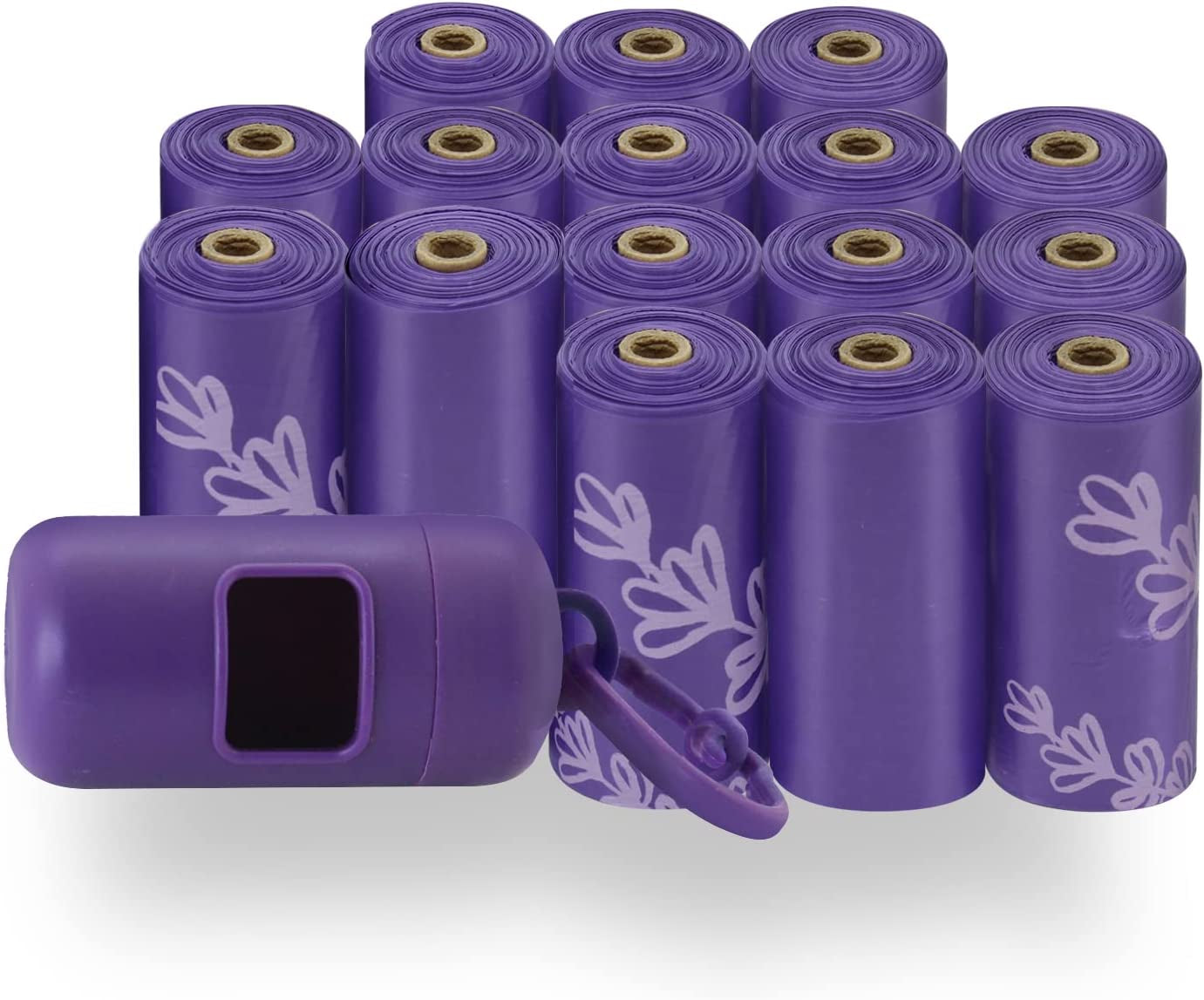 Dog Poop Bags (240 Count) – Leak-Proof, Tear-Resistant Waste Bags for Outdoor Walks & Travel – Heavy-Duty, Thick Plastic with Blue Stripes – Convenient Roll Replacements for Puppies & Dogs/ Real Petential
