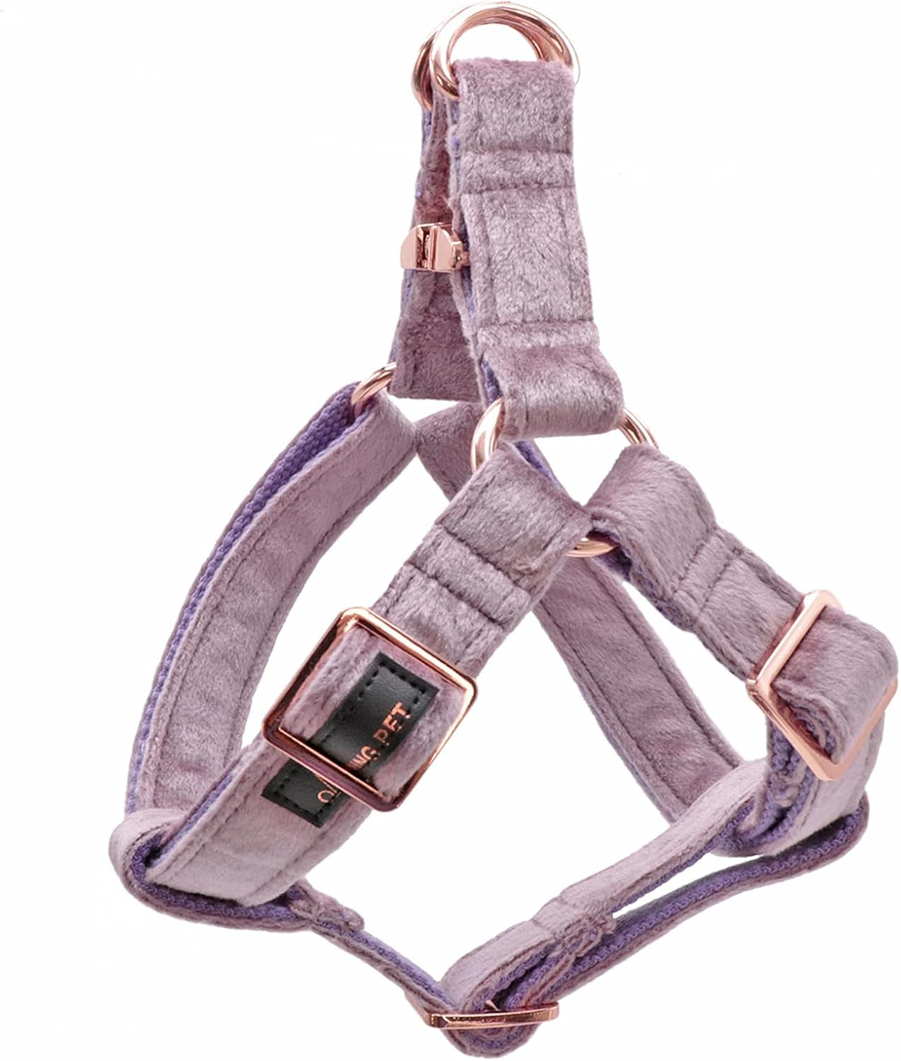 Velvet Dog Halter Harness – No-Pull, Adjustable Harness for Small, Medium & Large Dogs – Soft, Comfortable, and Secure Fit for Walking and Training/ Real Petential