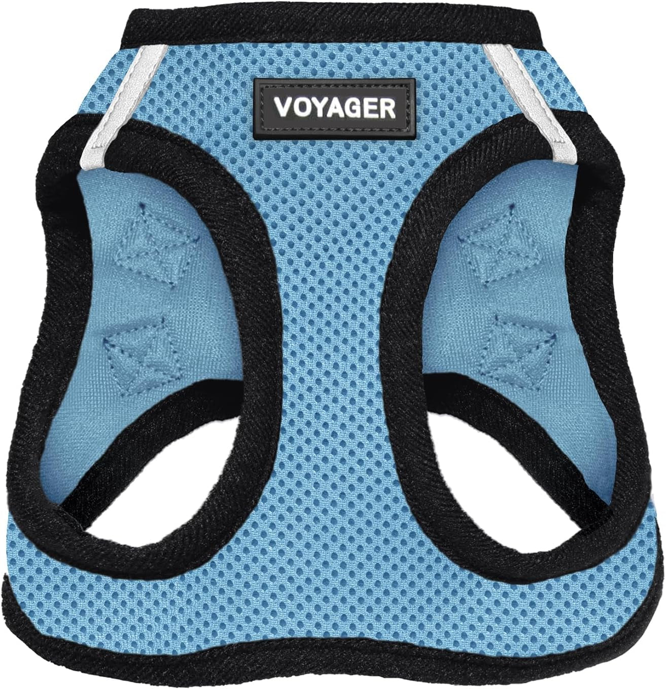 Voyager Step-In Air Dog Harness – No-Pull, Reflective Mesh Vest for Small & Medium Dogs & Cats – Secure Fit with Hook & Loop, Buckle & Double D-Rings – All-Weather, Fuchsia (Size S)/ Real Petential     