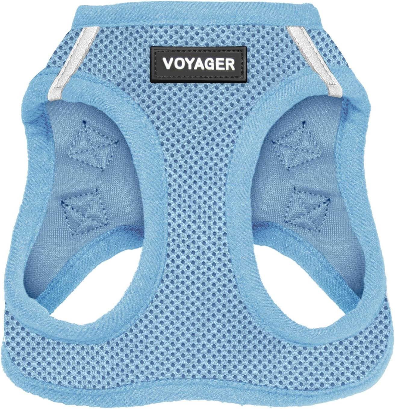 Voyager Step-In Air Dog Harness – No-Pull, Reflective Mesh Vest for Small & Medium Dogs & Cats – Secure Fit with Hook & Loop, Buckle & Double D-Rings – All-Weather, Fuchsia (Size S)/ Real Petential     