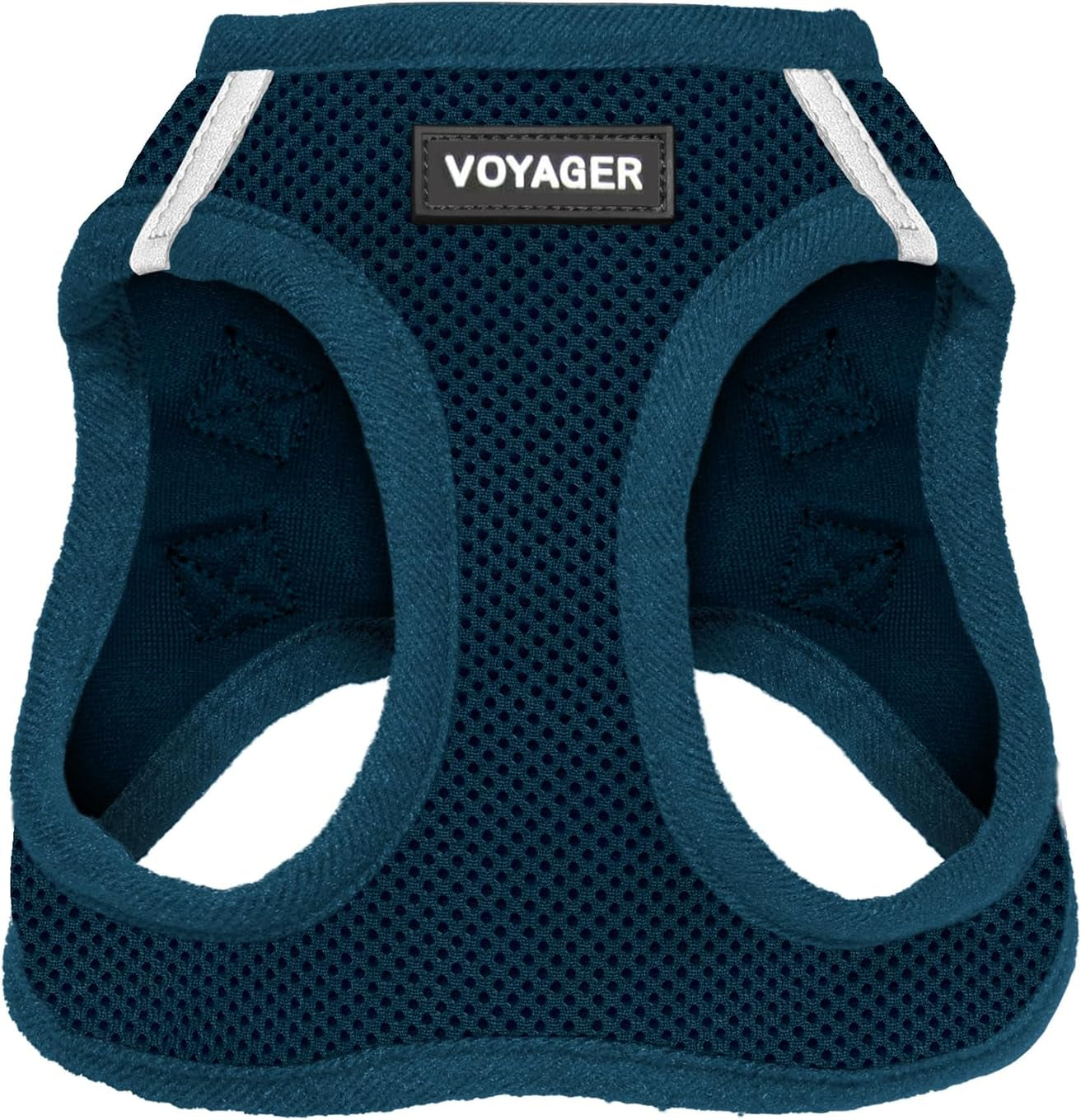 Voyager Step-In Air Dog Harness – No-Pull, Reflective Mesh Vest for Small & Medium Dogs & Cats – Secure Fit with Hook & Loop, Buckle & Double D-Rings – All-Weather, Fuchsia (Size S)/ Real Petential     