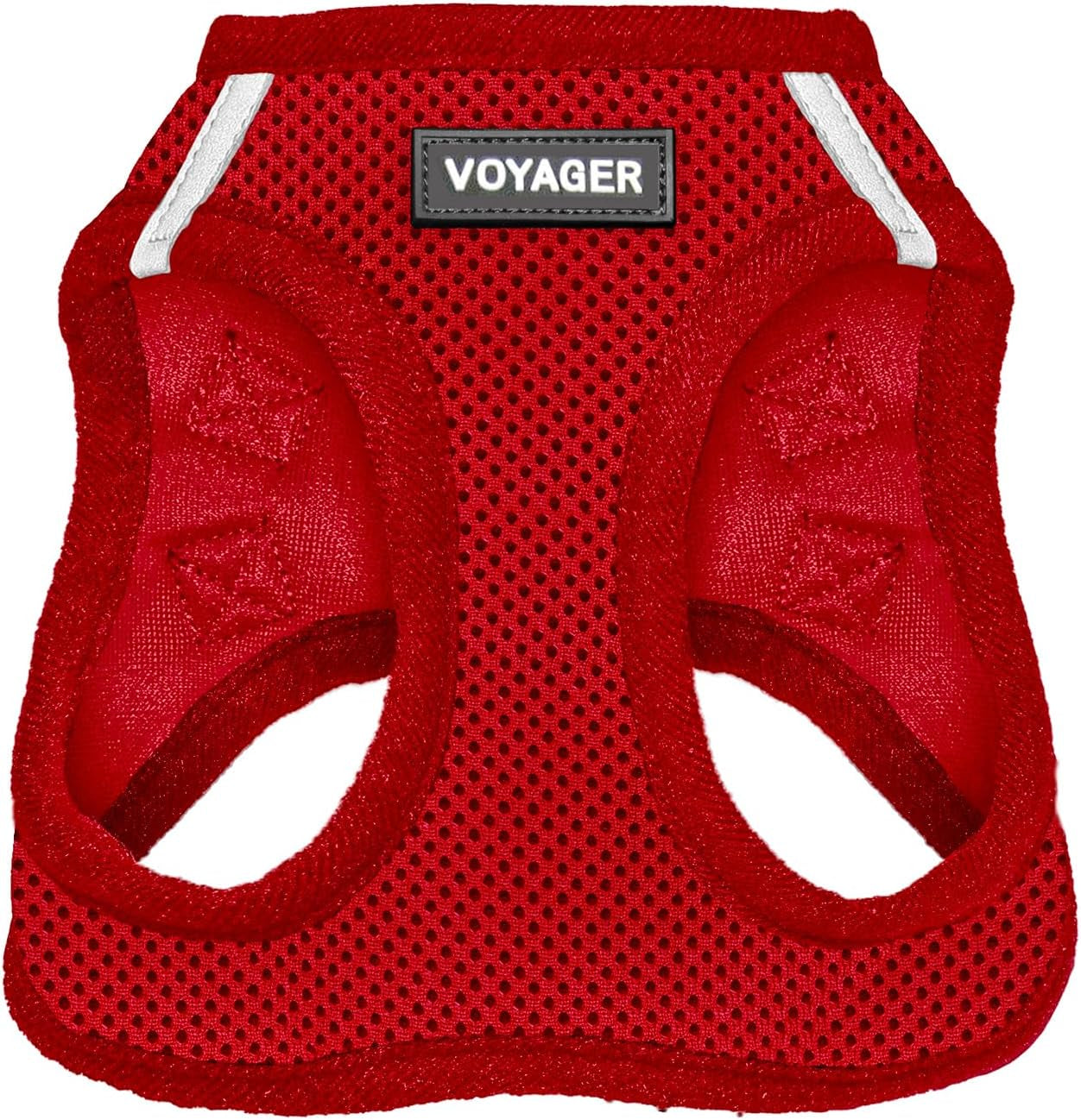 Voyager Step-In Air Dog Harness – No-Pull, Reflective Mesh Vest for Small & Medium Dogs & Cats – Secure Fit with Hook & Loop, Buckle & Double D-Rings – All-Weather, Fuchsia (Size S)/ Real Petential     