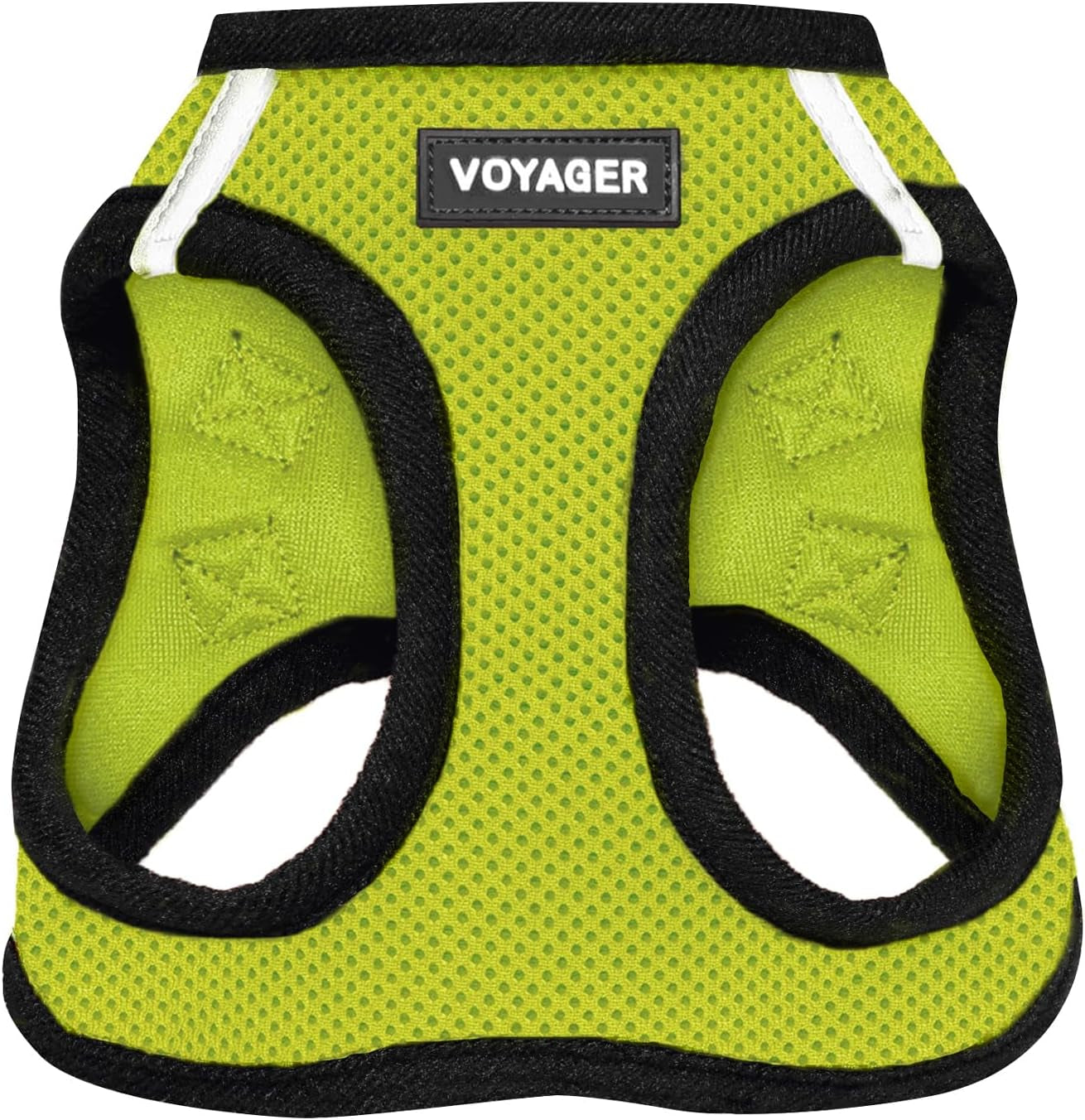 Voyager Step-In Air Dog Harness – No-Pull, Reflective Mesh Vest for Small & Medium Dogs & Cats – Secure Fit with Hook & Loop, Buckle & Double D-Rings – All-Weather, Fuchsia (Size S)/ Real Petential     