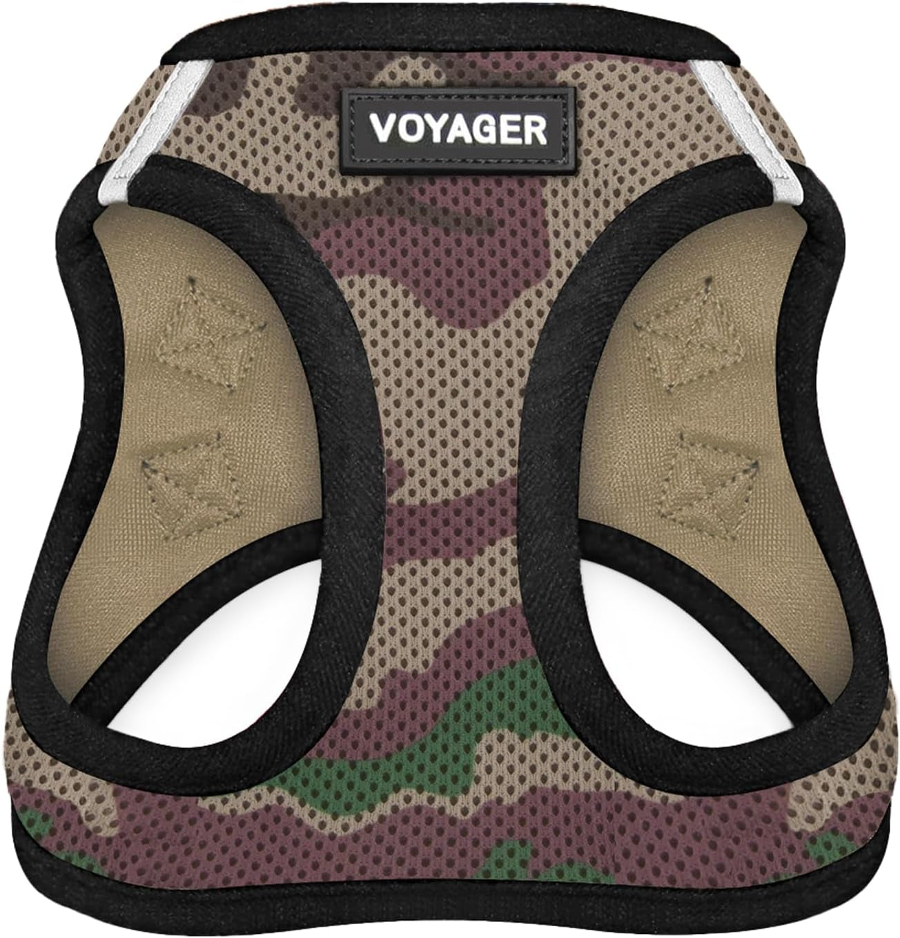 Voyager Step-In Air Dog Harness – No-Pull, Reflective Mesh Vest for Small & Medium Dogs & Cats – Secure Fit with Hook & Loop, Buckle & Double D-Rings – All-Weather, Fuchsia (Size S)/ Real Petential     