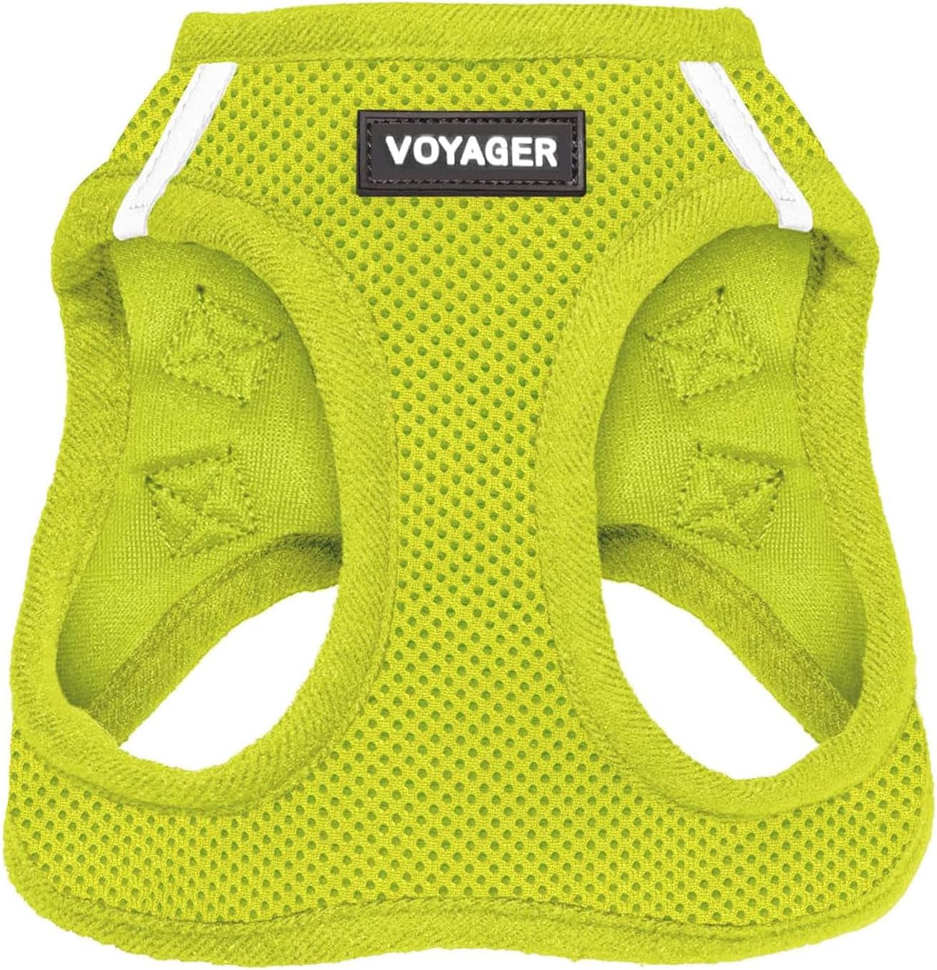 Voyager Step-In Air Dog Harness – No-Pull, Reflective Mesh Vest for Small & Medium Dogs & Cats – Secure Fit with Hook & Loop, Buckle & Double D-Rings – All-Weather, Fuchsia (Size S)/ Real Petential     